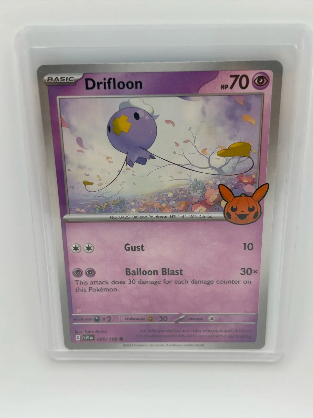 Drifloon Pokémon Trading Card - Trick or Trade 🎃 089/198